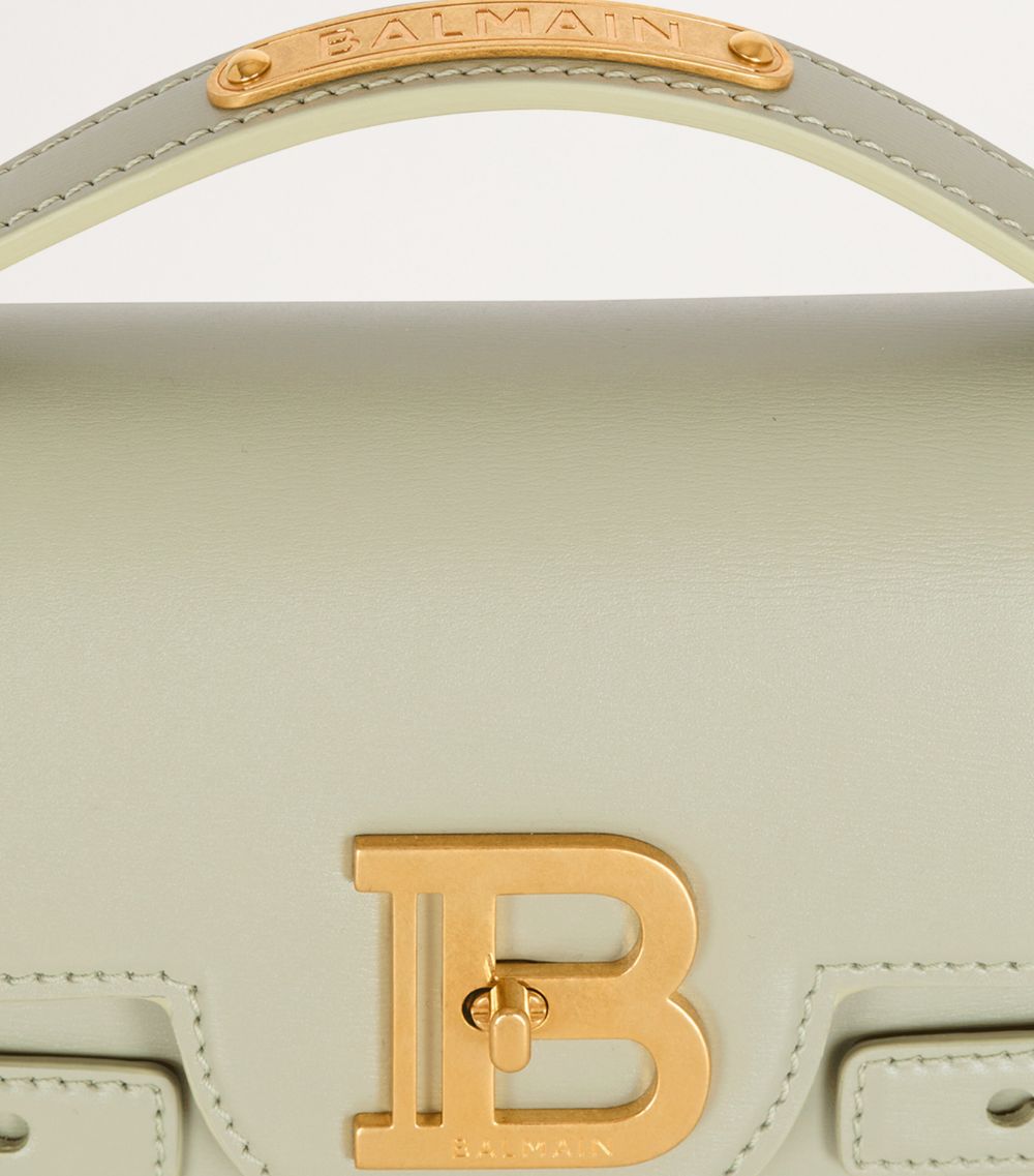 Balmain Balmain Leather B-Buzz 24 Shoulder Bag