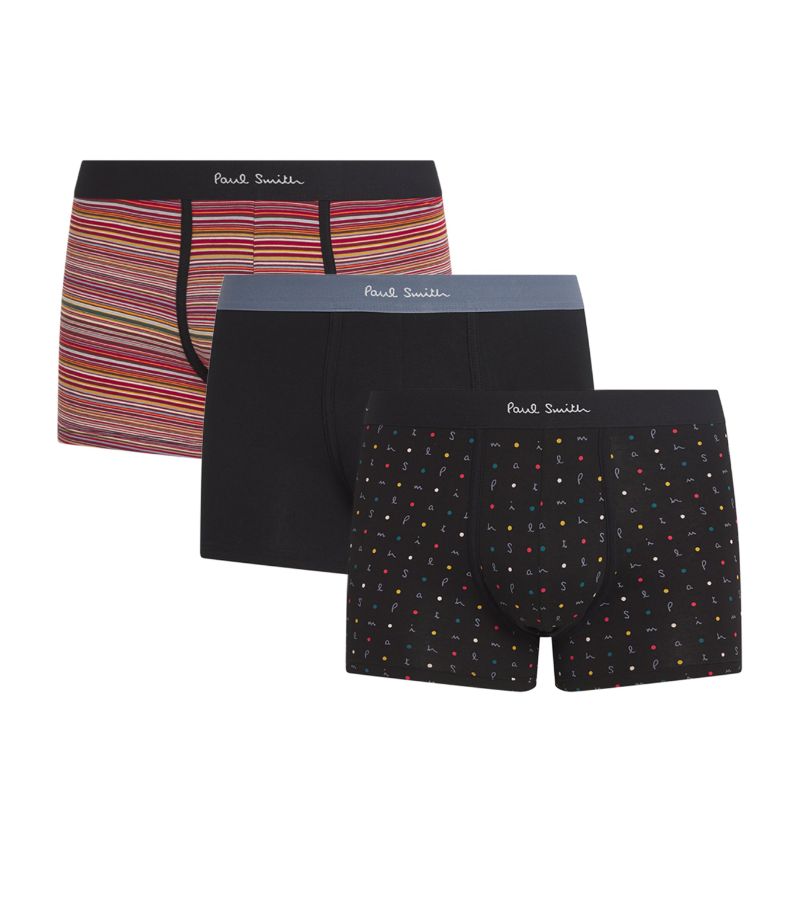 Paul Smith Paul Smith Organic Striped Cotton Trunks (Pack Of 3)