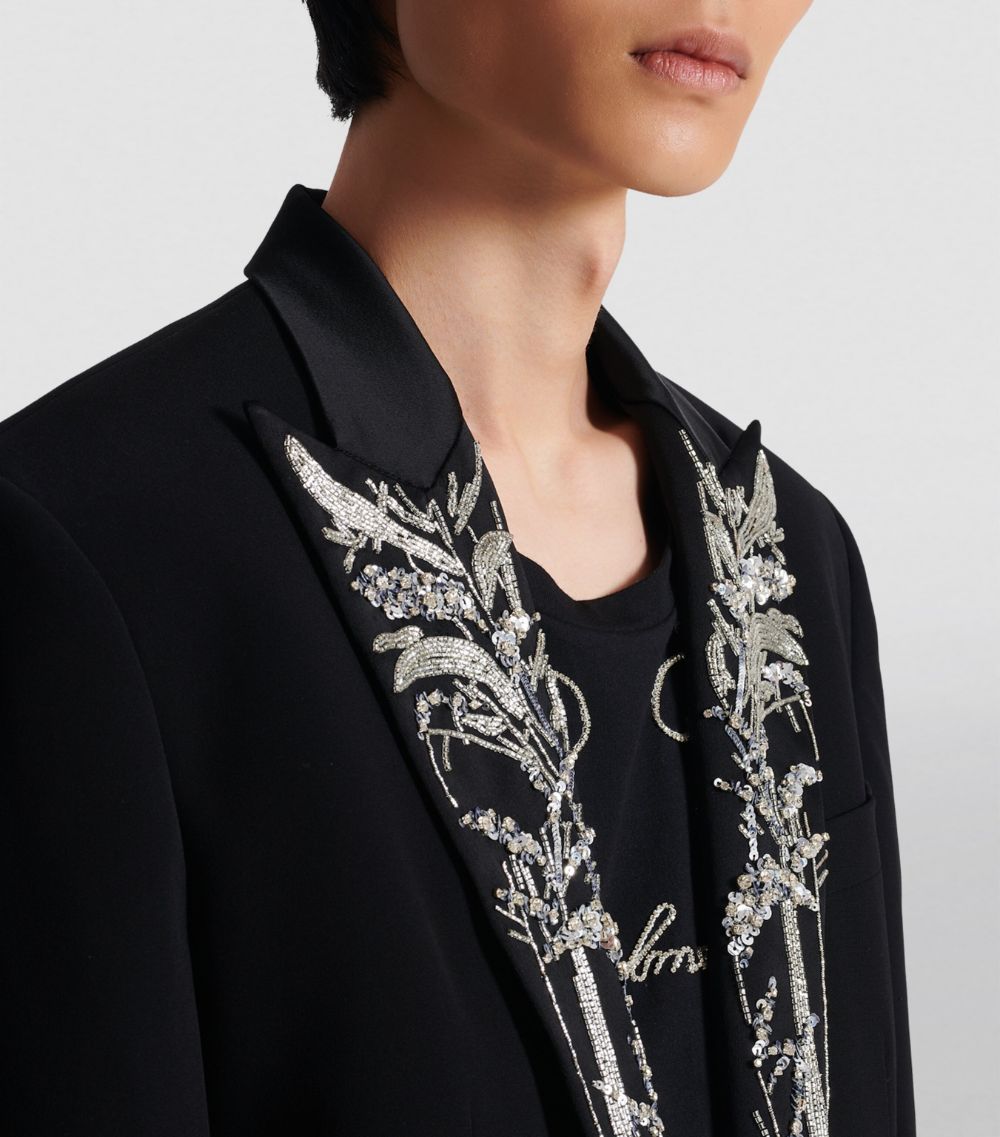 Balmain Balmain Embroidered Single-Breasted Blazer