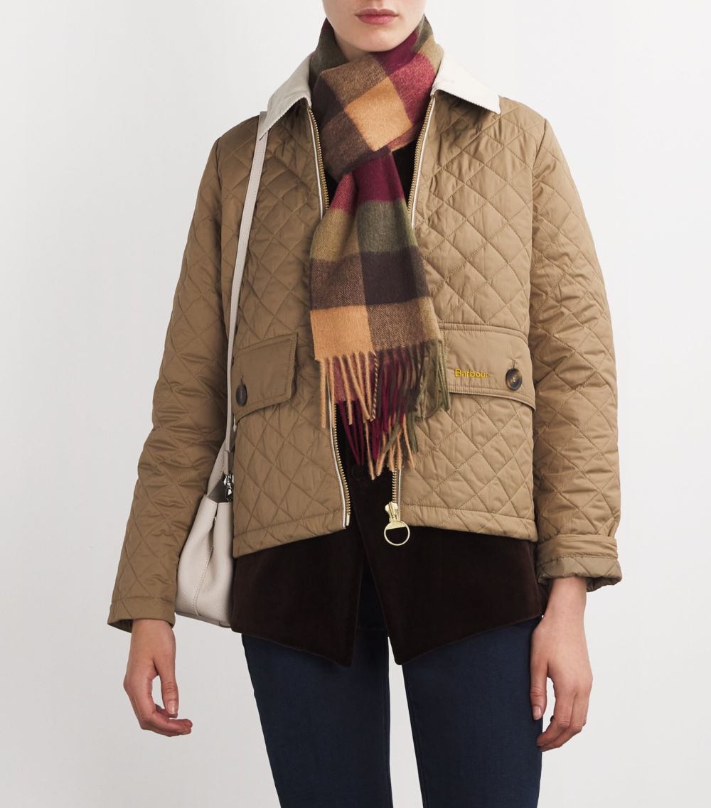 Barbour Barbour Lambswool Tattersall Fringed Scarf