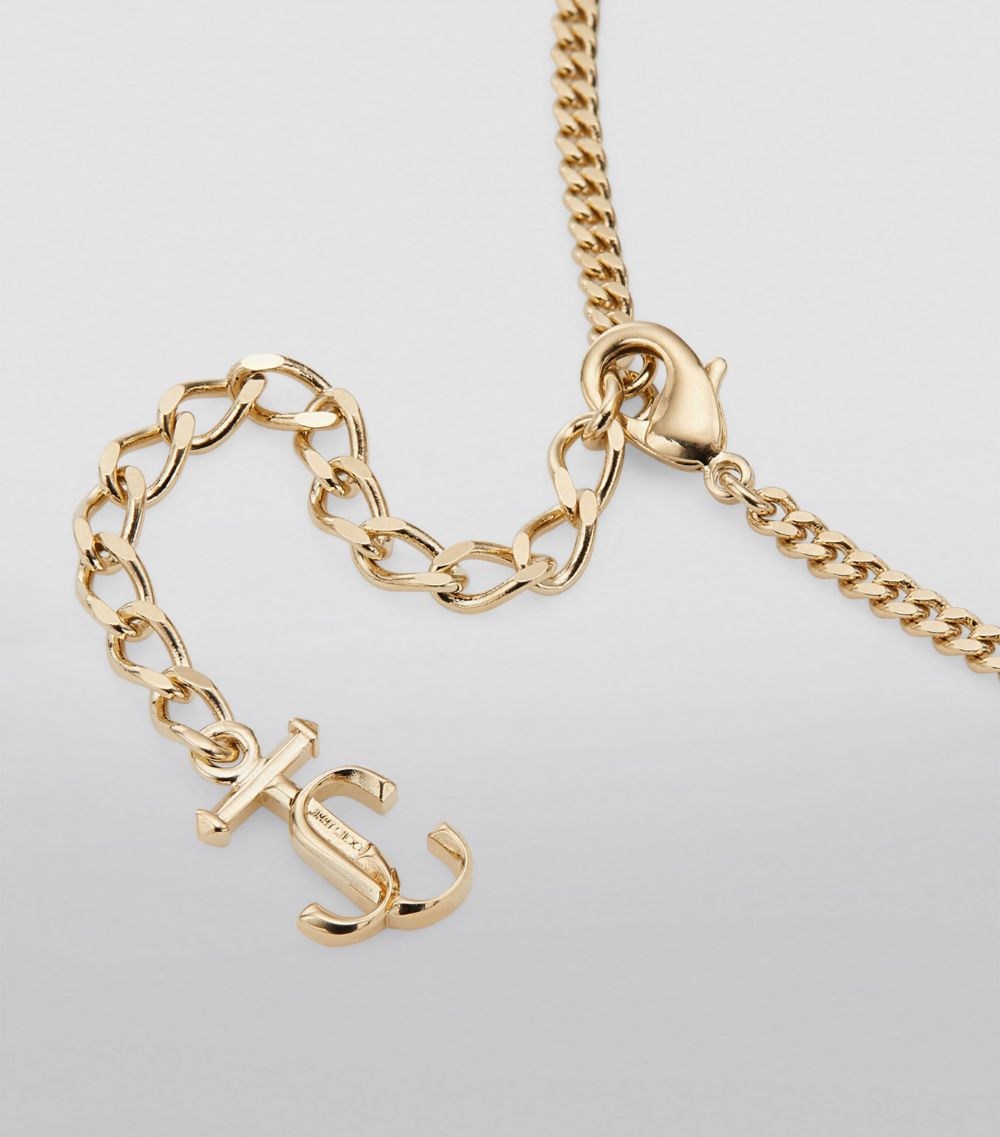 Jimmy Choo Jimmy Choo Jimmy Choo Crystal Chain Necklace