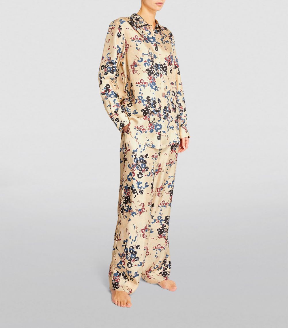 Asceno Asceno Silk Floral London Shirt