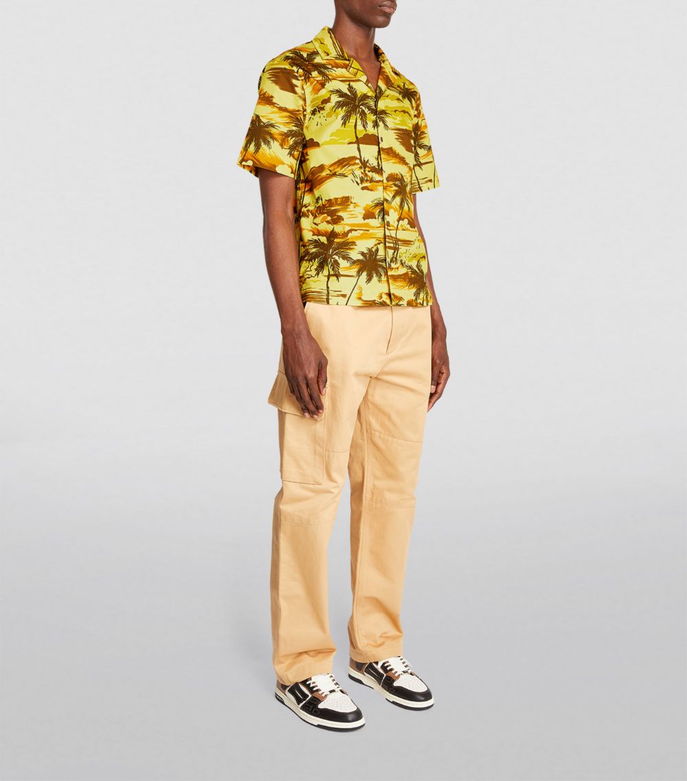 Moncler Moncler Cotton Palm Tree Print Shirt