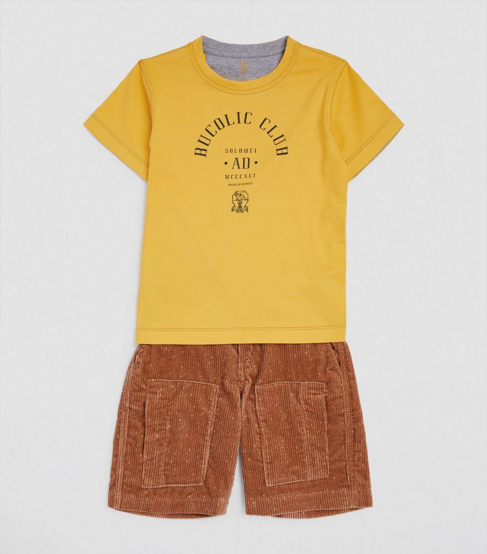 Brunello Cucinelli Kids Brunello Cucinelli Kids Logo T-Shirt (4-7 Years)