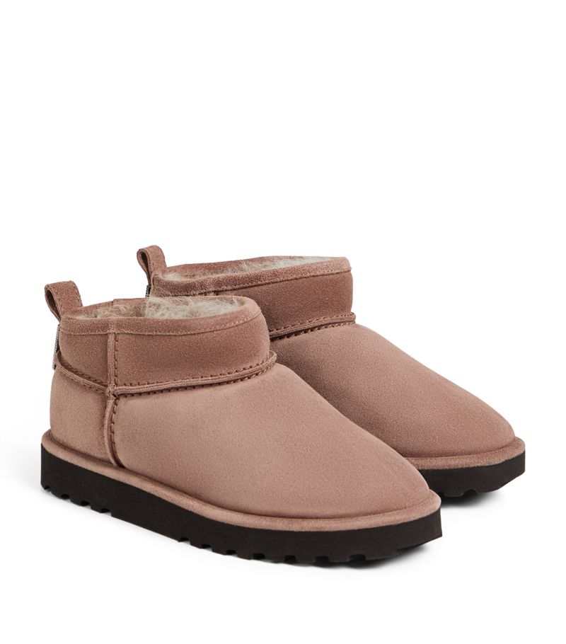 Brunello Cucinelli Kids Brunello Cucinelli Kids Suede Shearling-Lined Boots