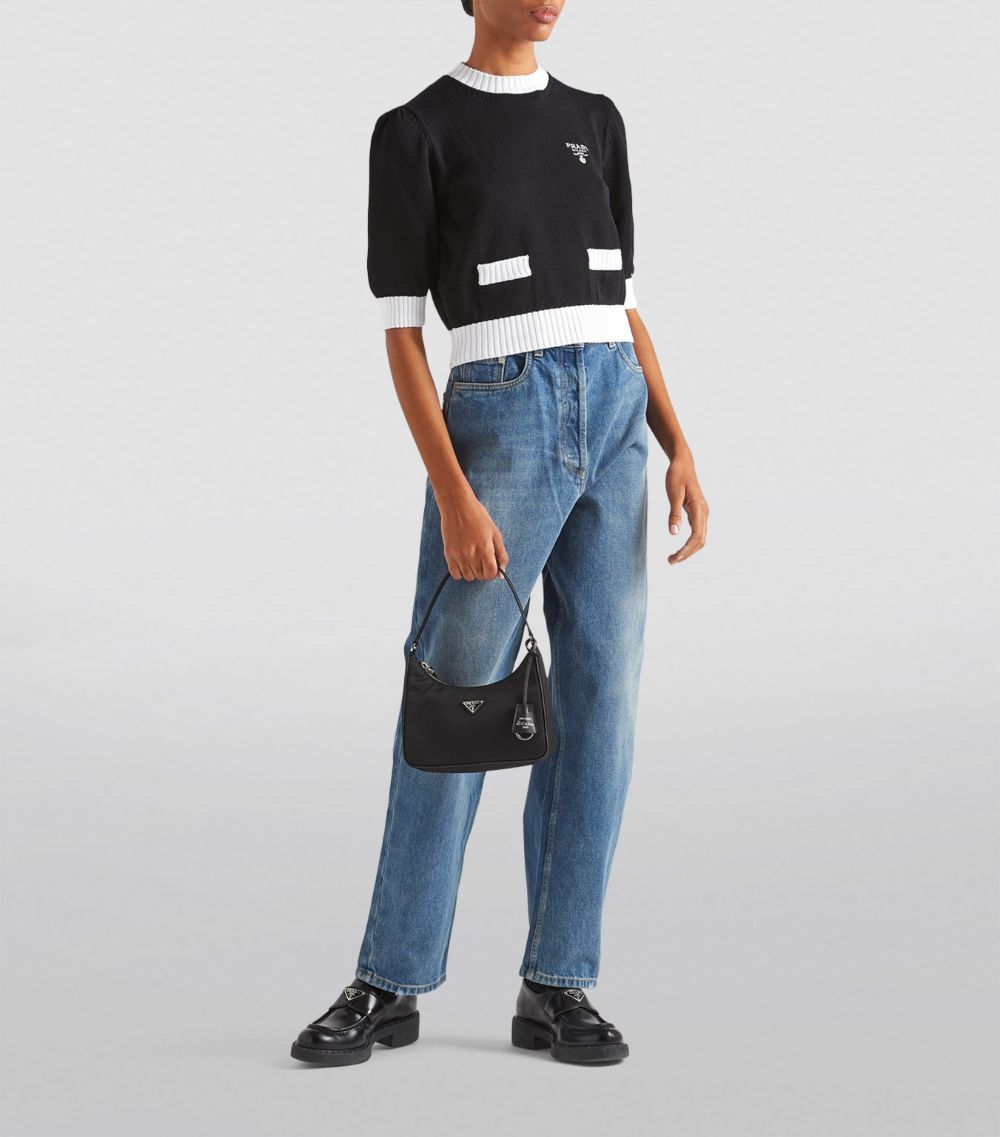 Prada Prada Contrast-Trim Sweater