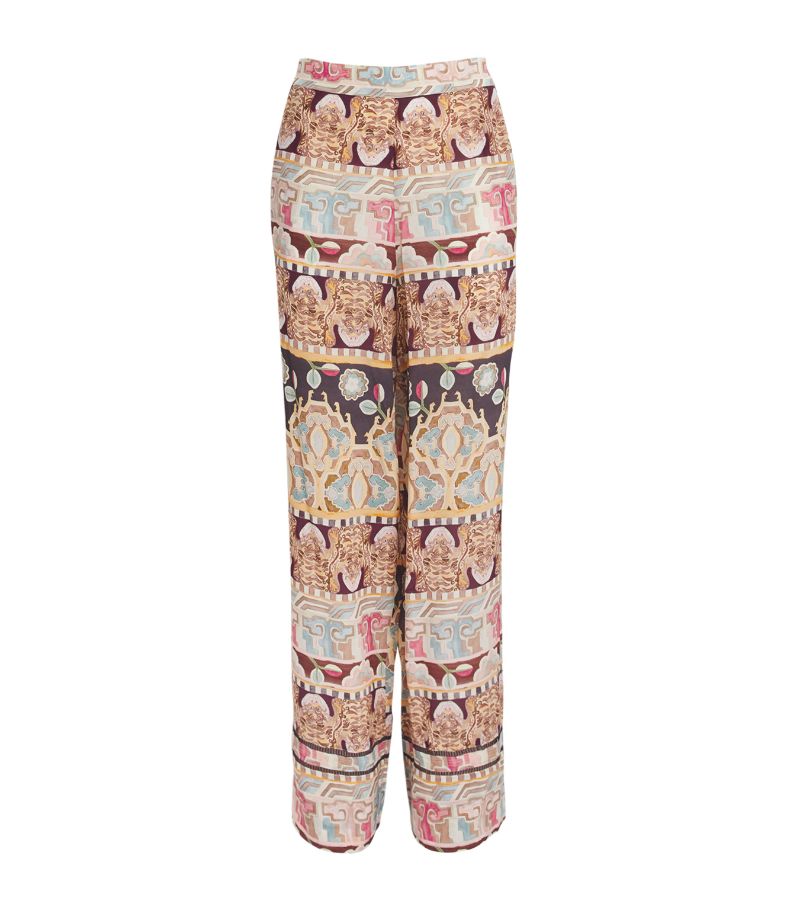 Hayley Menzies Hayley Menzies Silk Lotus Tiger Pyjama Trousers