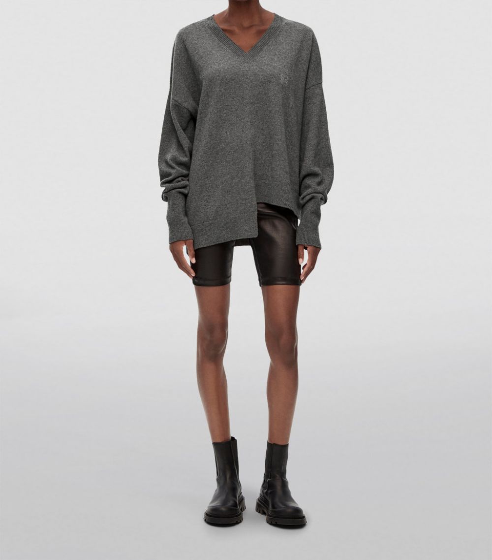 Loewe LOEWE Cashmere Anagram Asymmetric Sweater