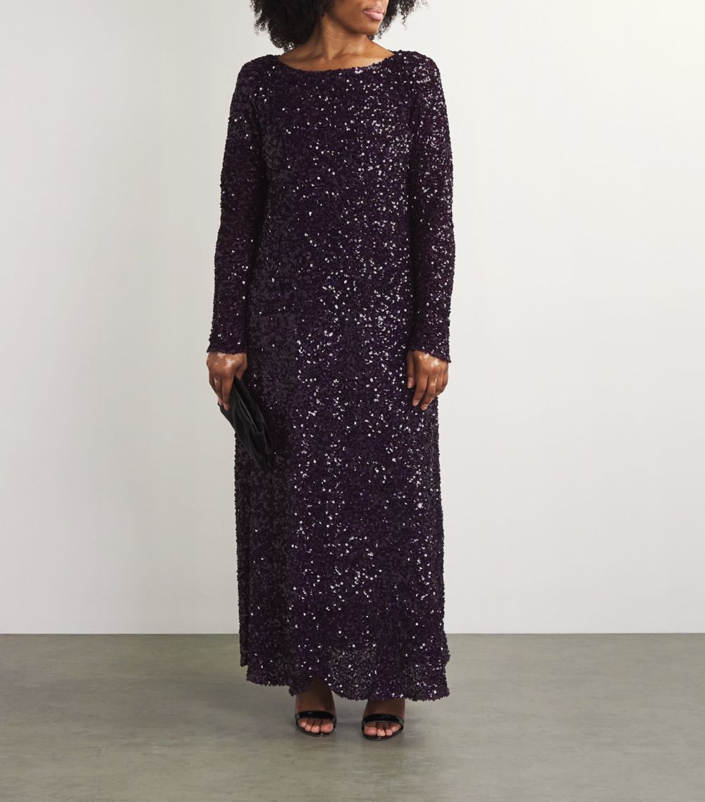 Marina Rinaldi Marina Rinaldi Sequinned Maxi Dress