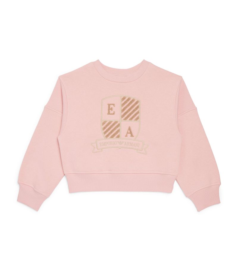 Emporio Armani Kids Emporio Armani Kids Embroidered Logo Sweatshirt (6-14 Years)