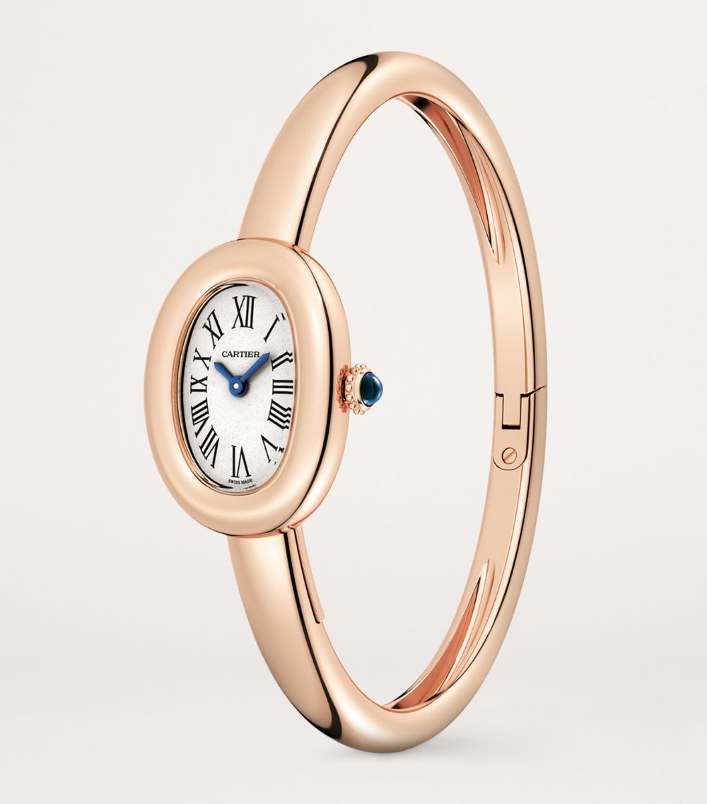 Cartier Cartier Mini Rose Gold Baignoire Watch 18.7Mm (Size 17)