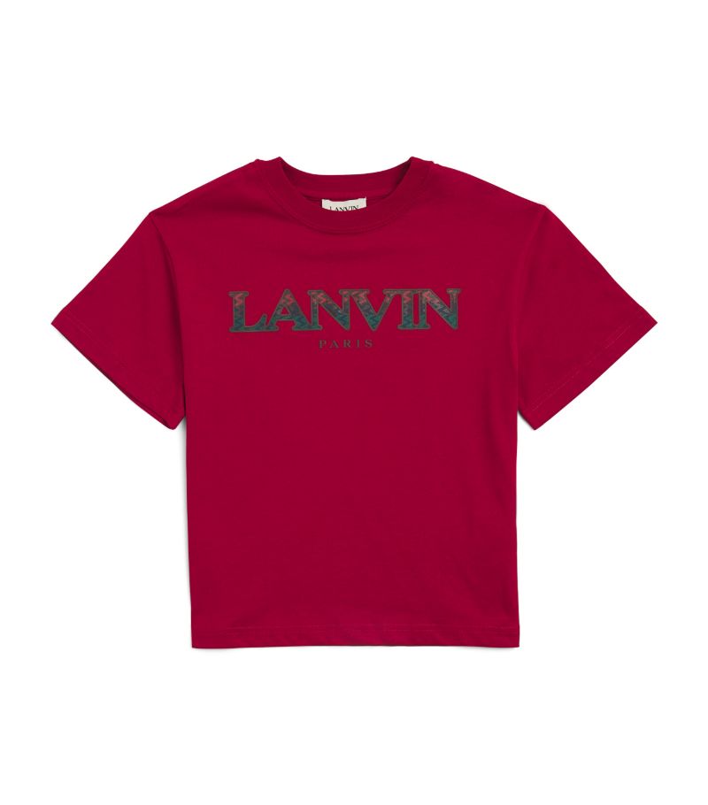 Lanvin Enfant Lanvin Enfant Cotton Logo T-Shirt (4-14 Years)