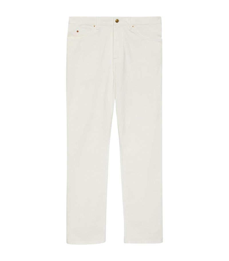 Gucci Gucci Horsebit-Detail Straight Jeans