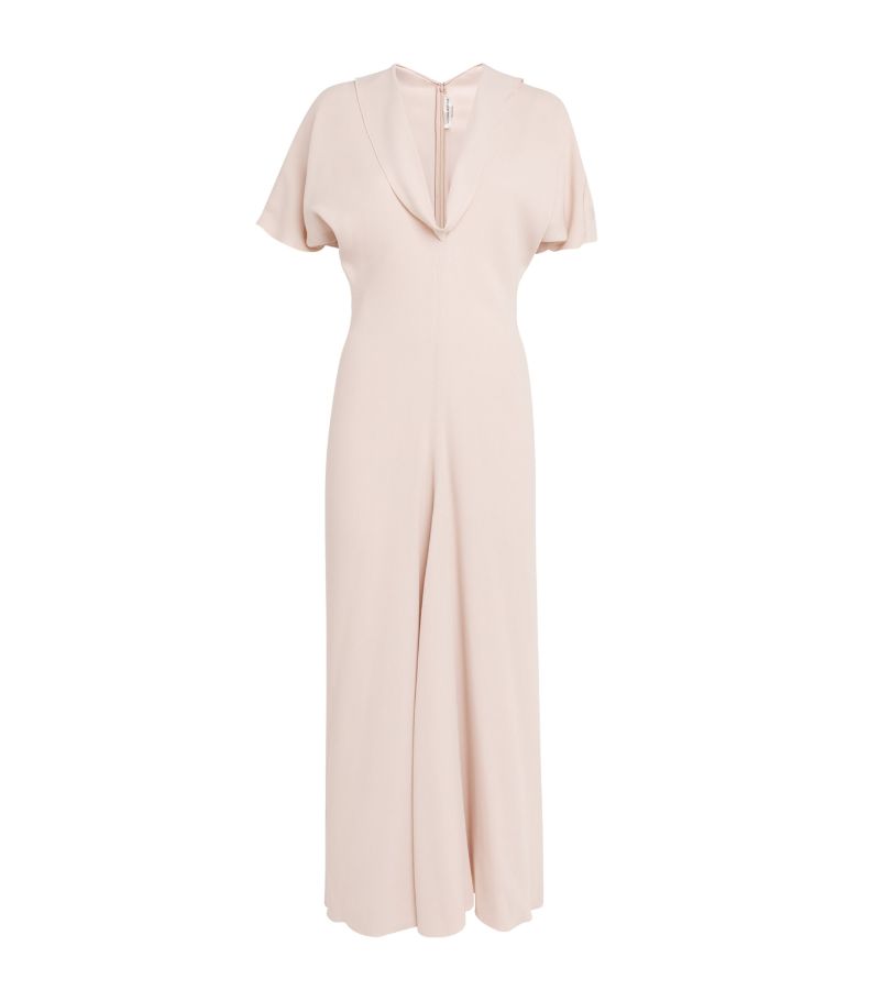 Victoria Beckham Victoria Beckham Gathered Midi Dress