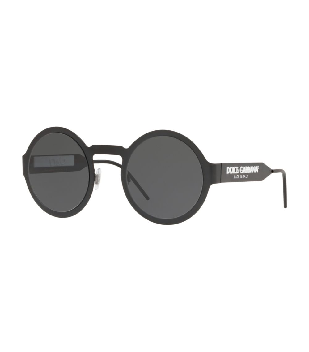 Dolce & Gabbana Dolce & Gabbana Round Logo Sunglasses