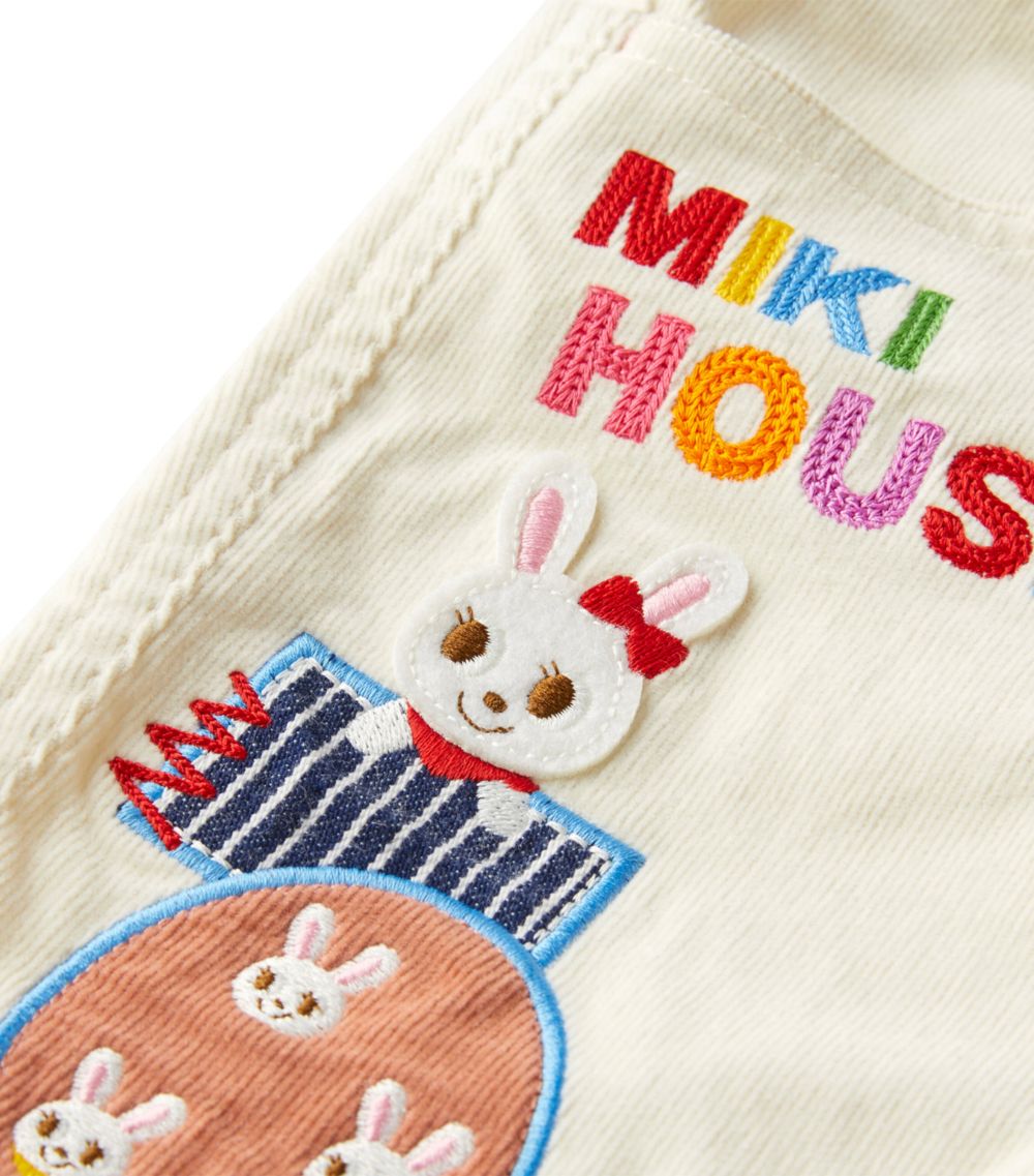 Miki House Miki House Embroidered Patchwork Jeans (2-5 Years)