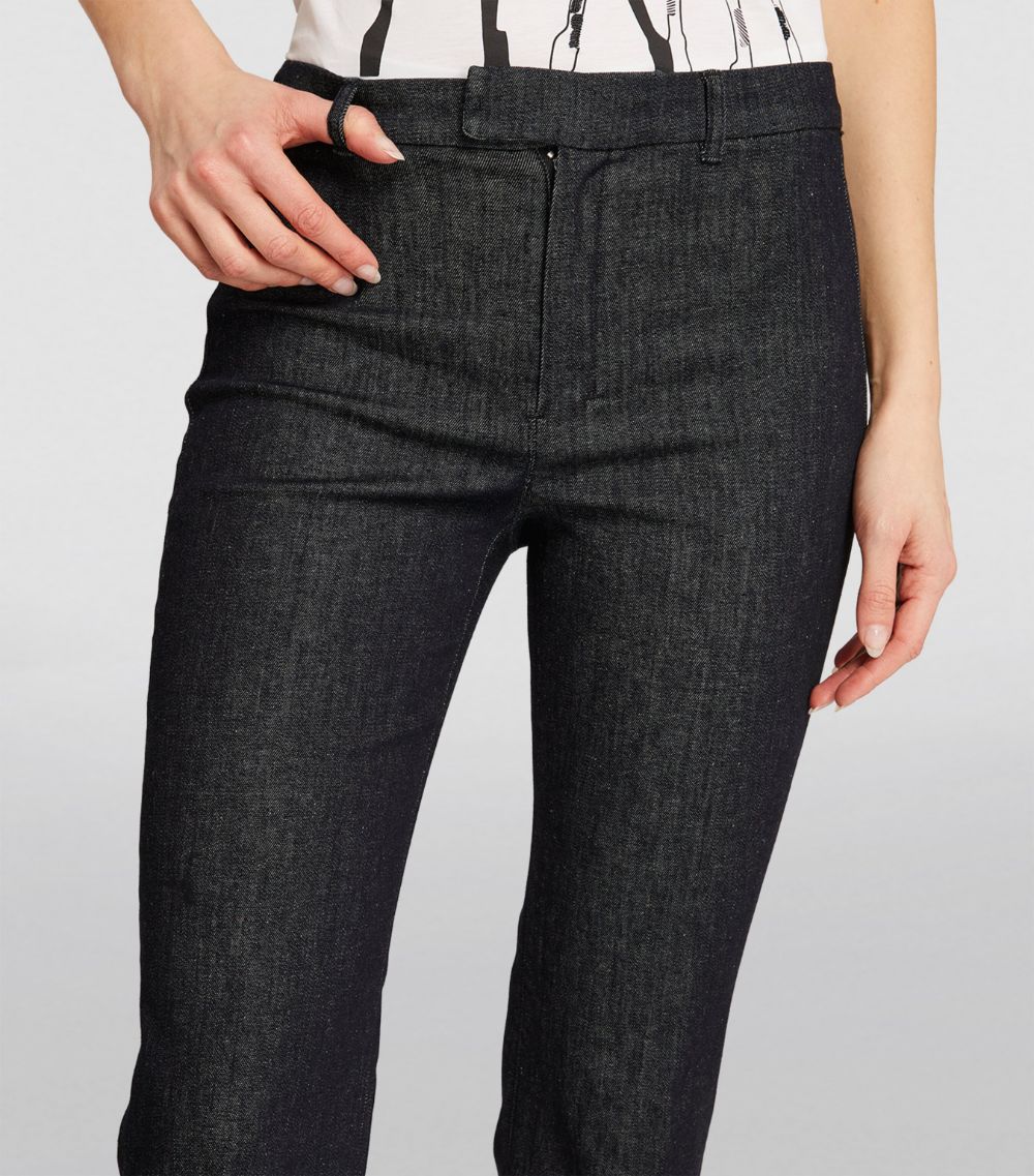 Max Mara Max Mara Flared Denim Trousers