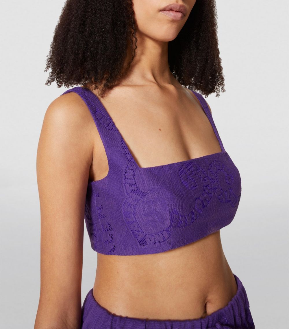 VALENTINO GARAVANI Valentino Garavani Guipure Lace Mini Bandana Bralette