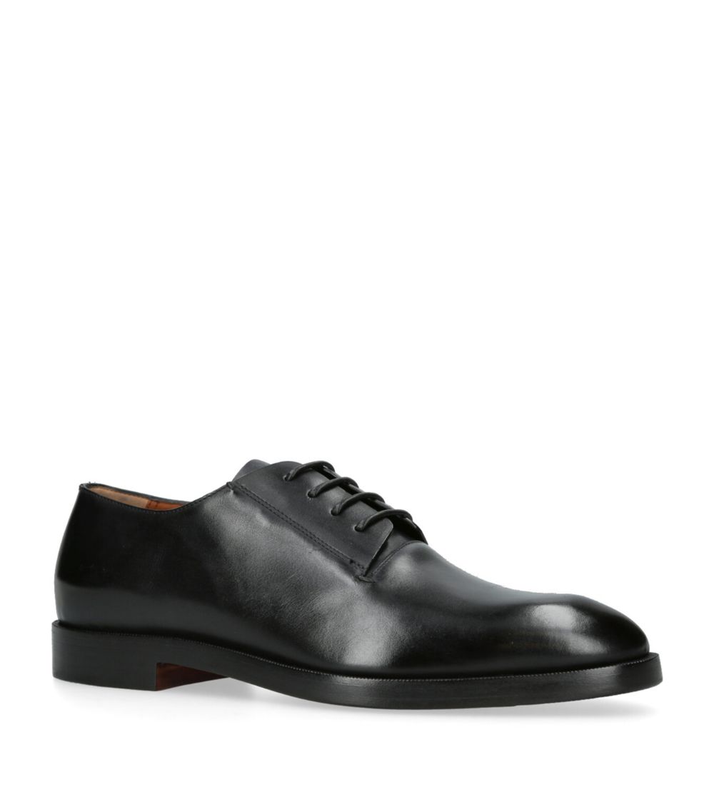 zegna Zegna Leather Torino Derby Shoes