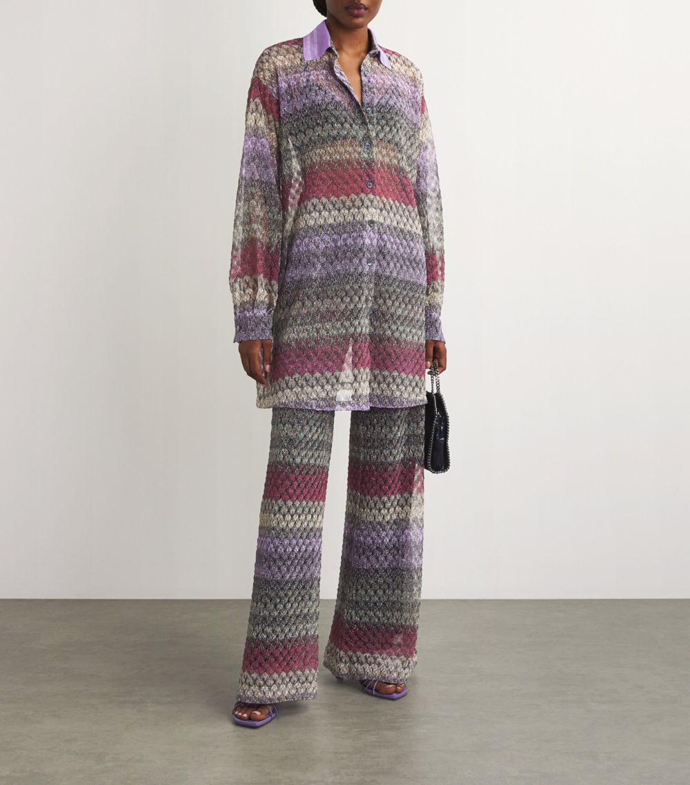 Missoni Missoni Metallic Longline Shirt