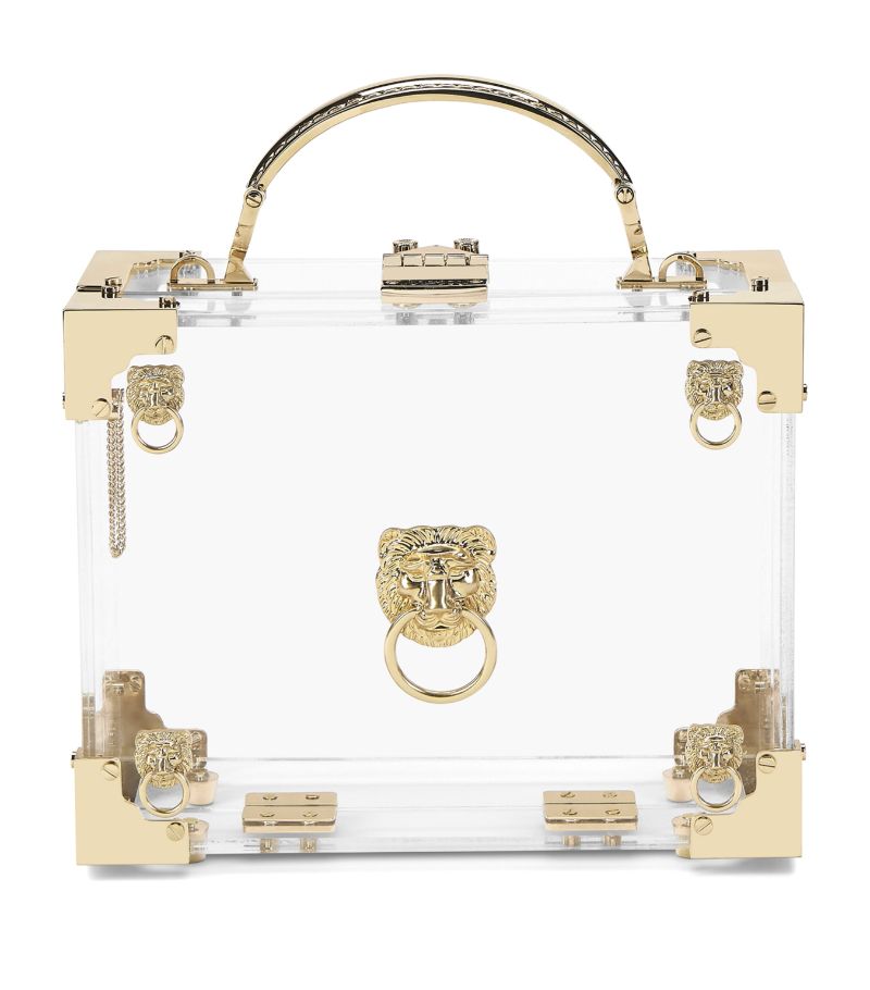  Aspinal Of London Mini Transparent Trunk Clutch Bag