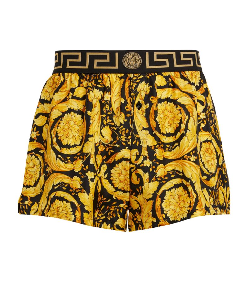 Versace Versace Silk Baroque Boxer Shorts