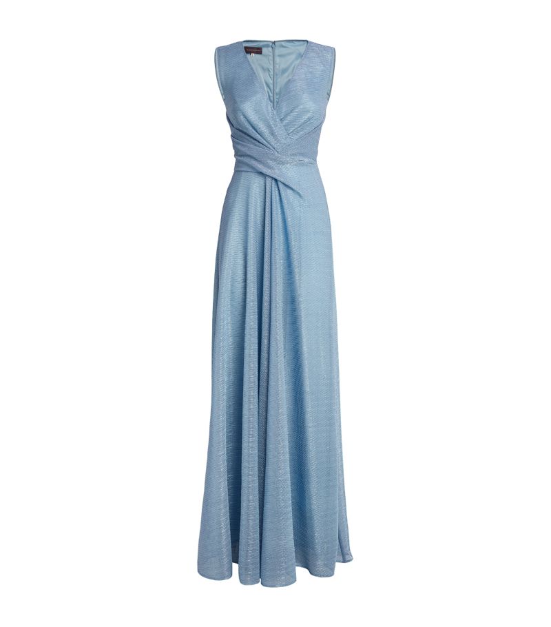 Talbot Runhof Talbot Runhof V-Neck Sleeveless Maxi Dress