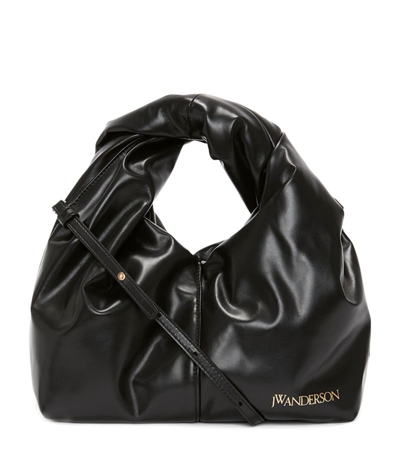 Jw Anderson Jw Anderson Mini Leather Twister Top-Handle Bag