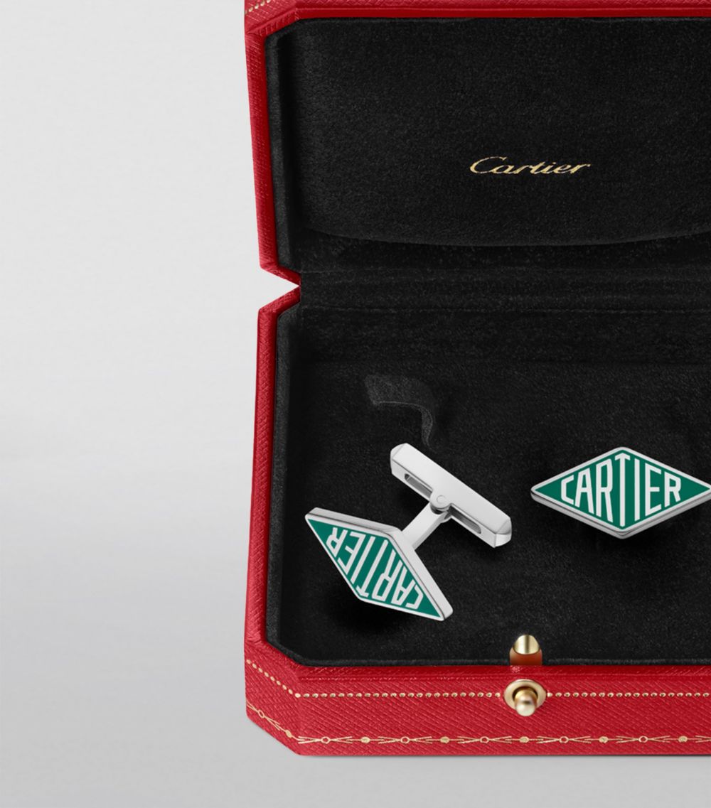 Cartier Cartier Sterling Silver Losange Cufflinks
