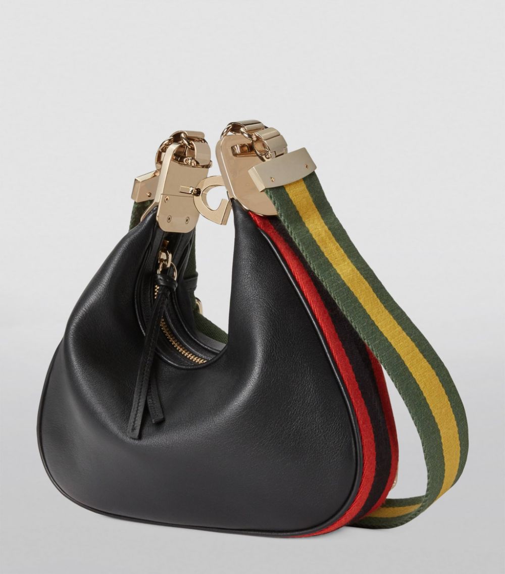 Gucci Gucci Leather Attache Tote Bag