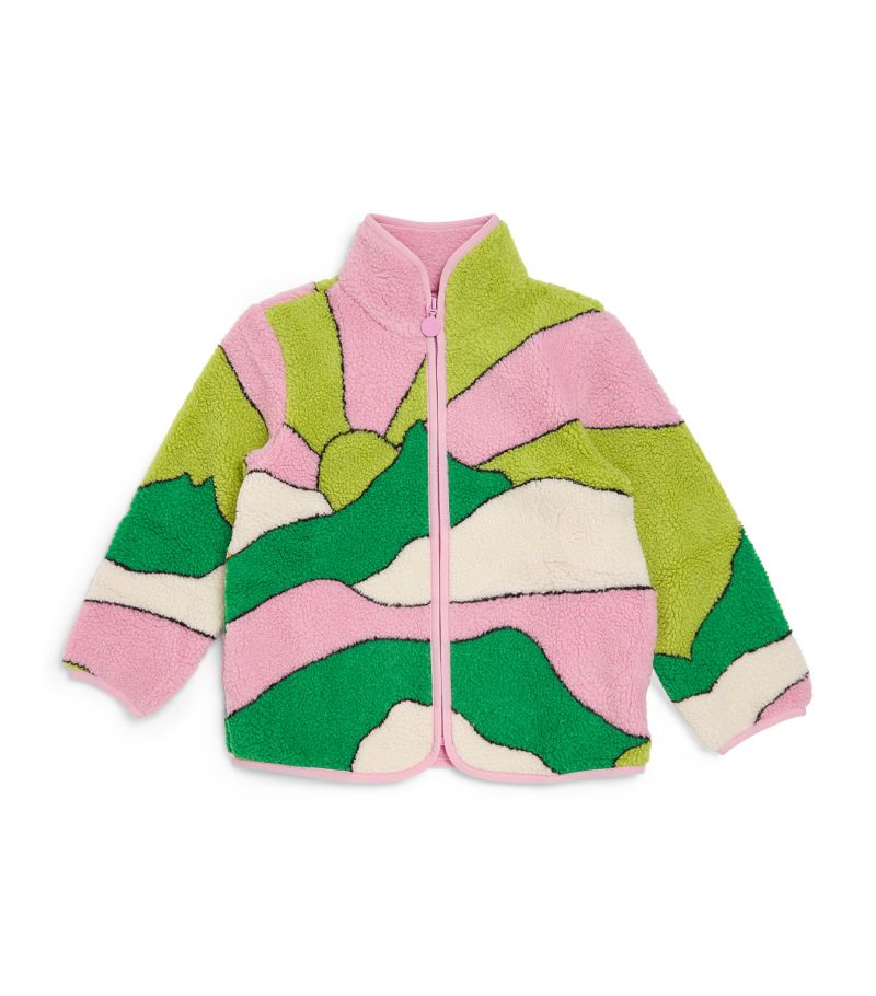 Stella McCartney Kids Stella Mccartney Kids Desert Landscape Fleece Jacket (3-14+ Years)