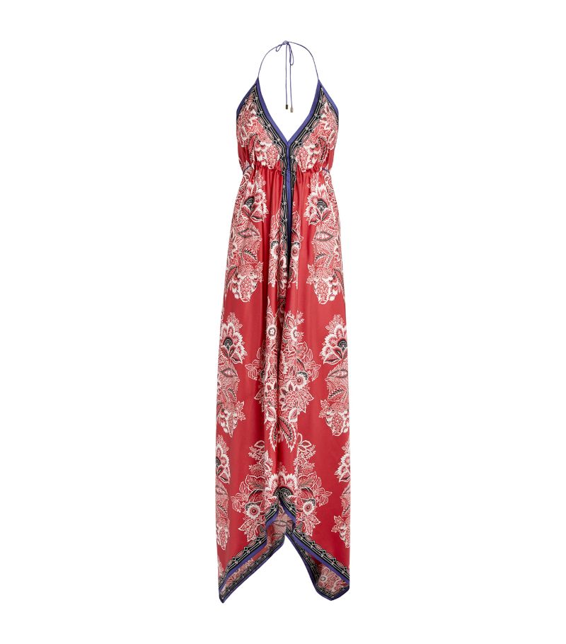 Etro Etro Silk Paisley Print Maxi Dress