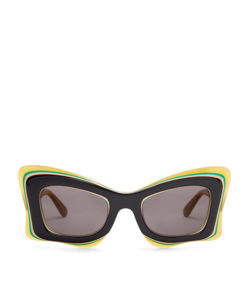 Loewe Loewe X Paula'S Ibiza Layered Butterfly Sunglasses