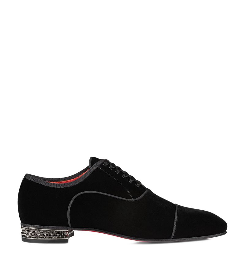 Christian Louboutin Christian Louboutin Velvet Greggyrocks Oxford Shoes