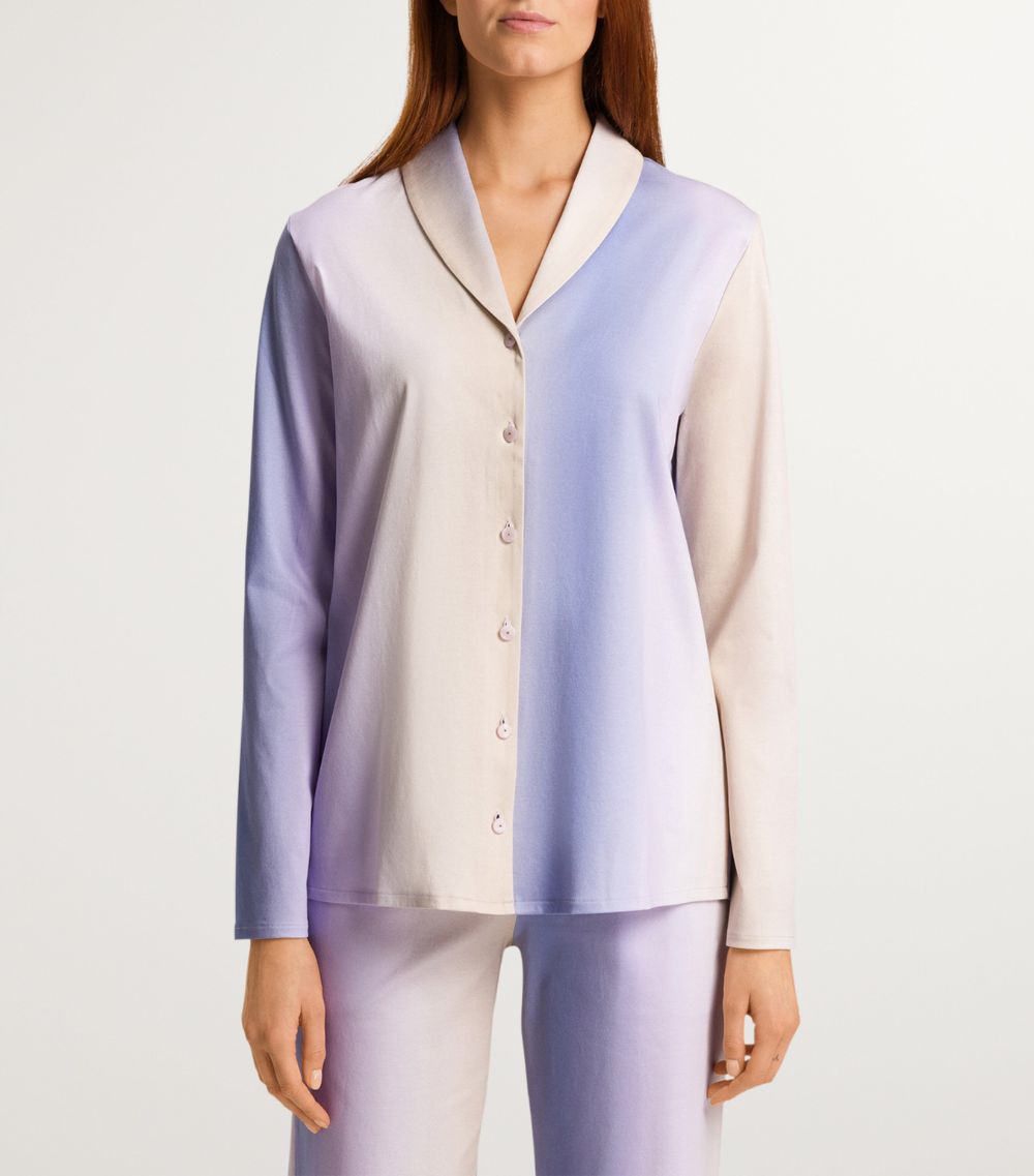 Hanro Hanro Cotton Ombré Loie Pyjama Shirt