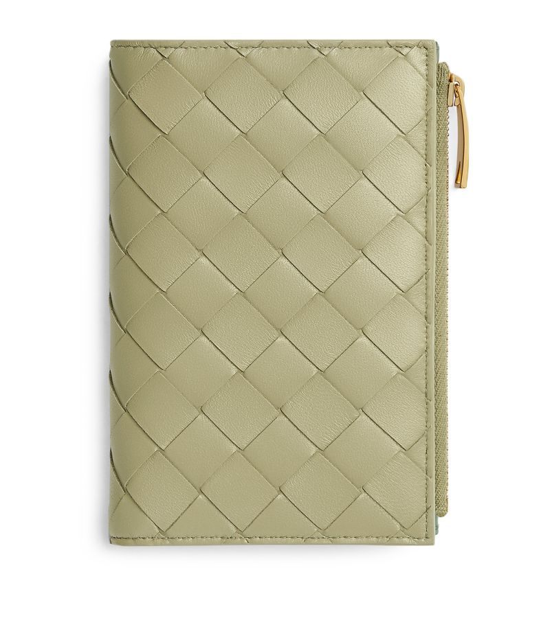 Bottega Veneta Bottega Veneta Medium Leather Intrecciato Bifold Wallet