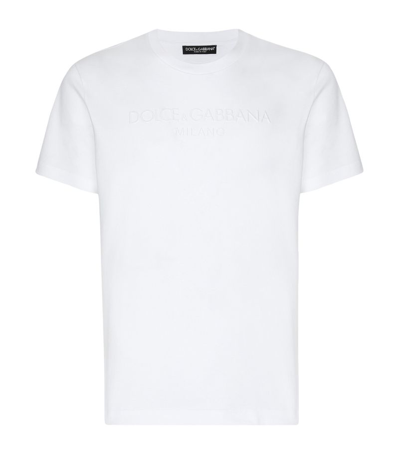 Dolce & Gabbana Dolce & Gabbana Embroidered Logo T-Shirt