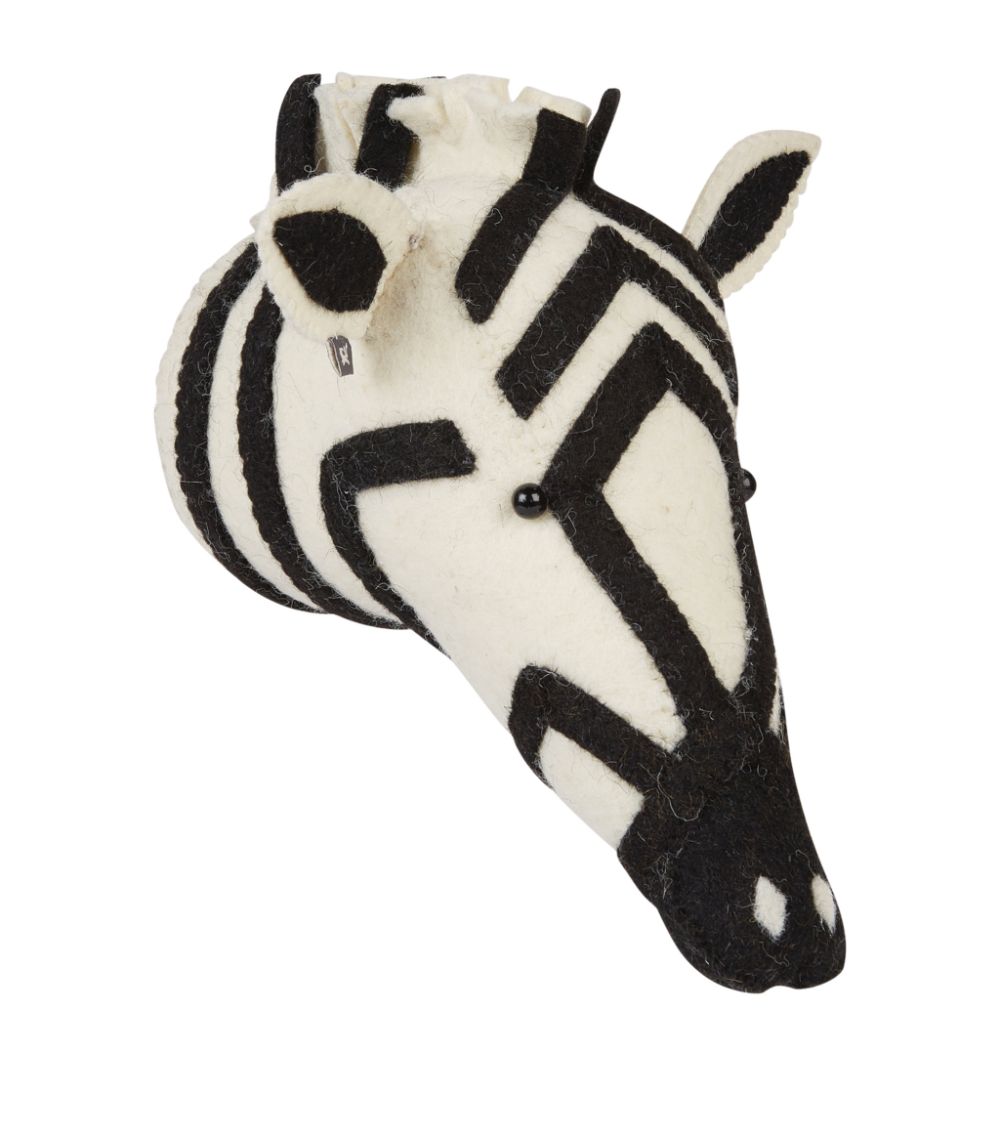 Fiona Walker Fiona Walker Zebra Head With Crown Wall Decoration (25Cm)