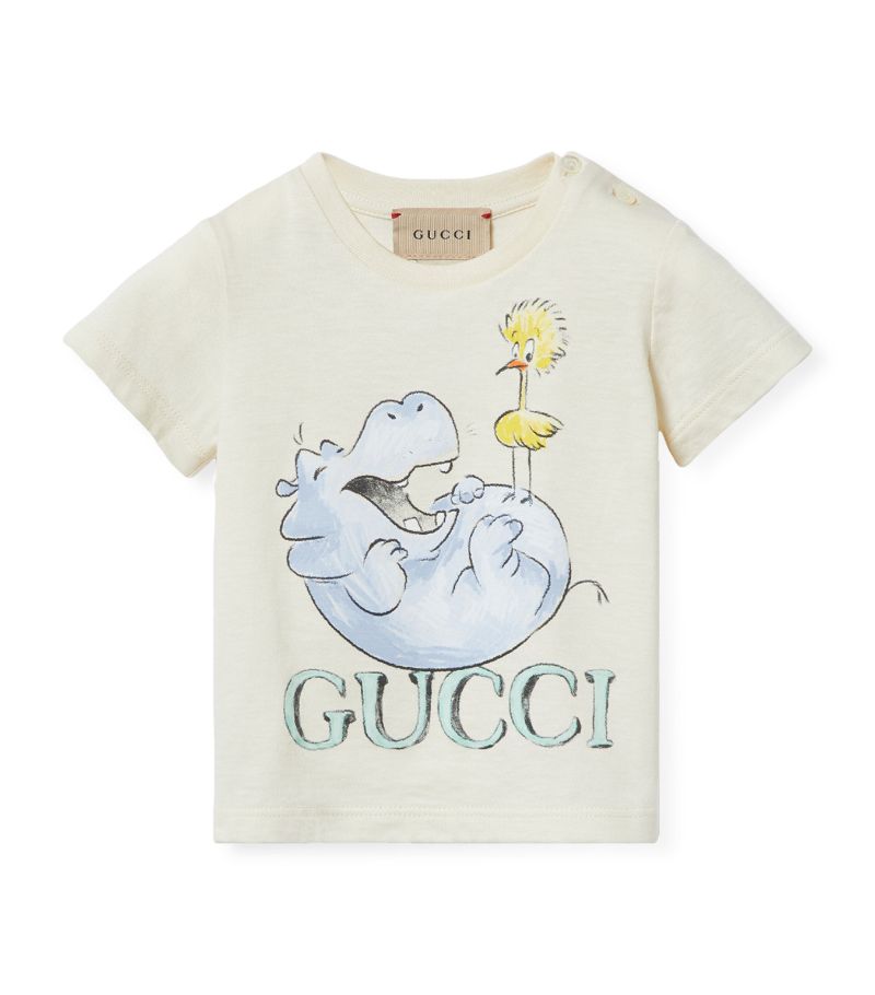 Gucci Gucci Kids Cotton Printed T-Shirt (3-36 Months)