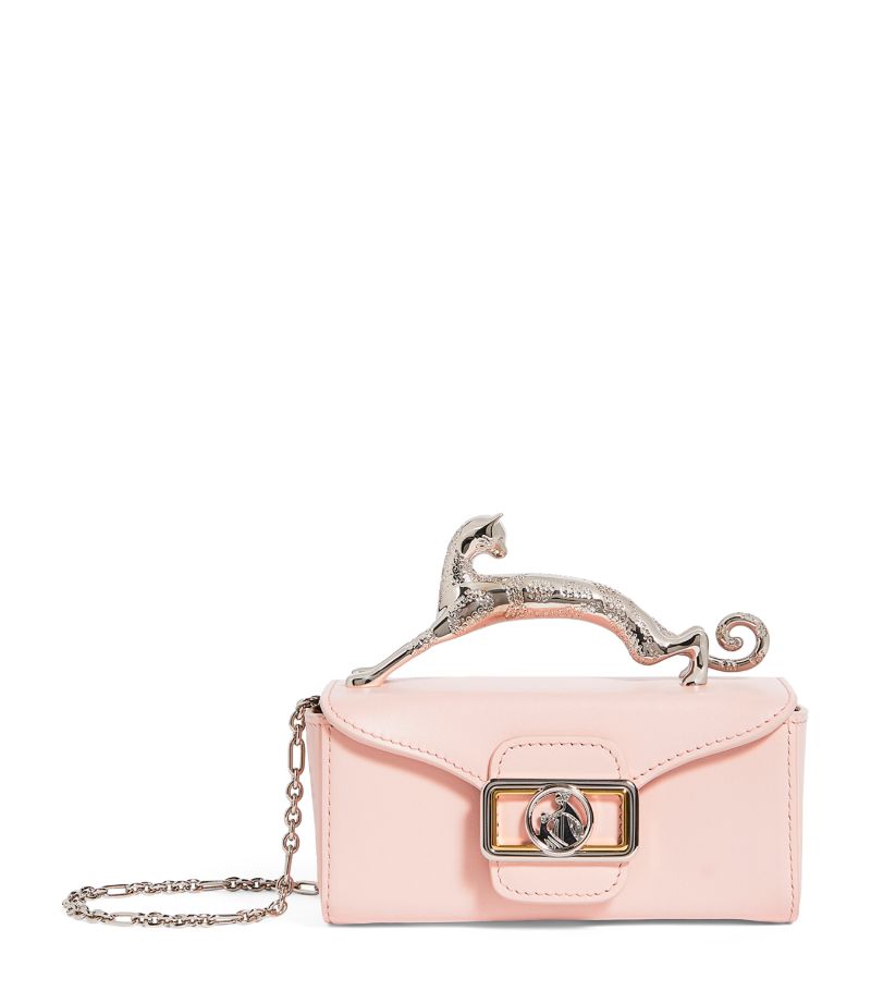 Lanvin Lanvin Micro Leather Pencil Cat Top-Handle Bag