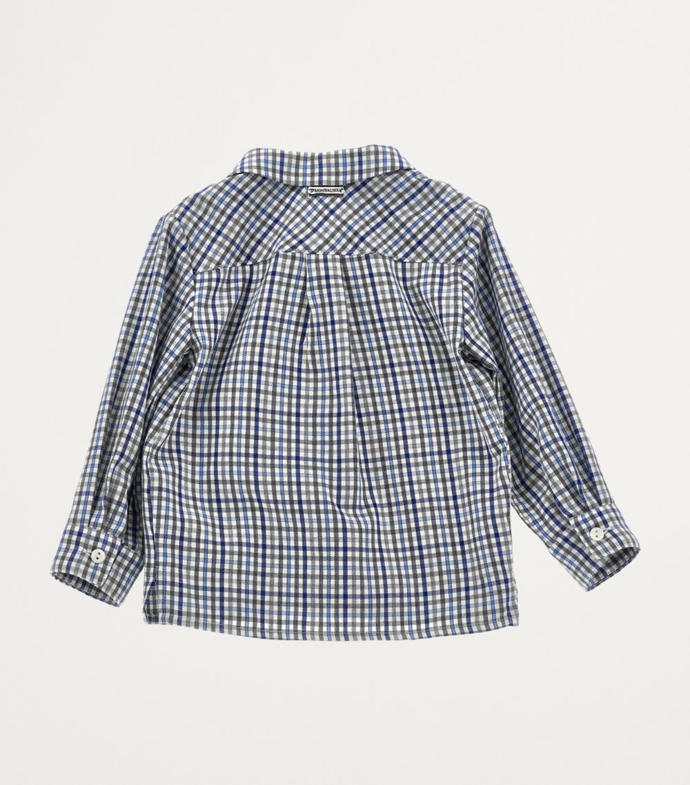 Monnalisa Monnalisa Cotton Check Shirt (6-36 Months)