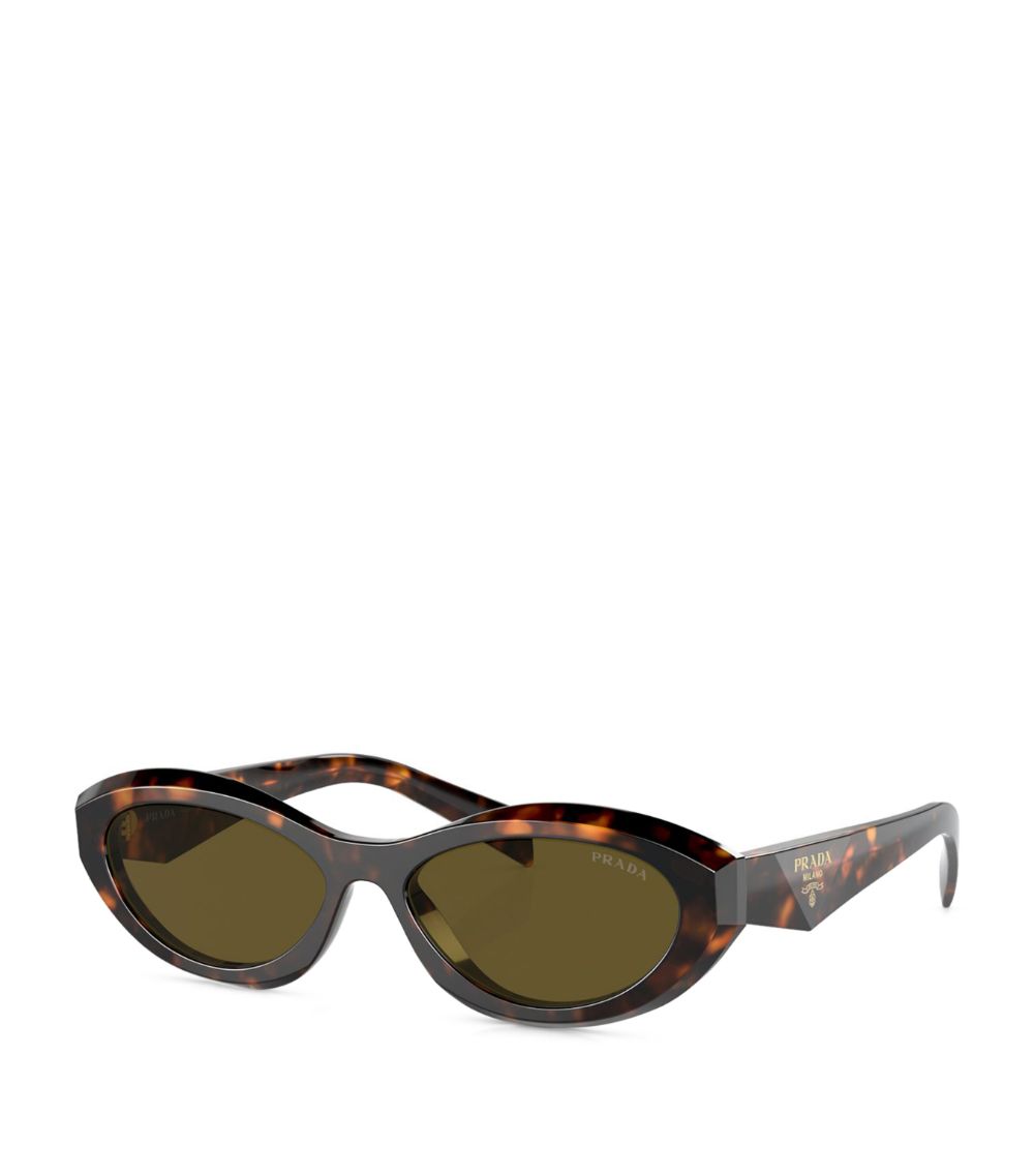 Prada Prada Tortoiseshell Irregular Sunglasses