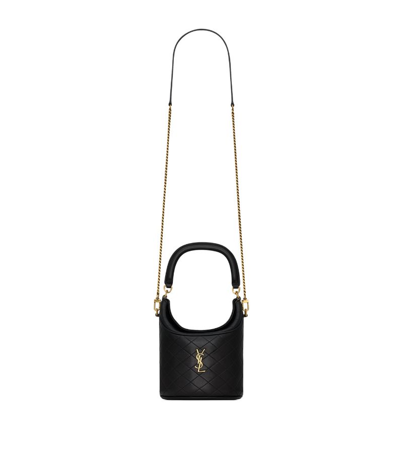 Saint Laurent Saint Laurent Lambskin Gaby Bucket Bag