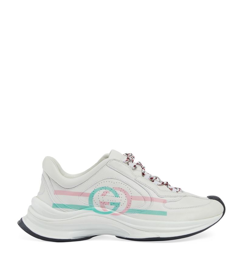 Gucci Gucci Leather Logo Sneakers