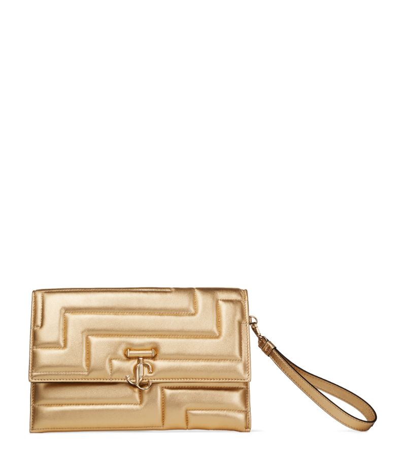 Jimmy Choo Jimmy Choo Metallic Avenue Envelop Clutch Bag