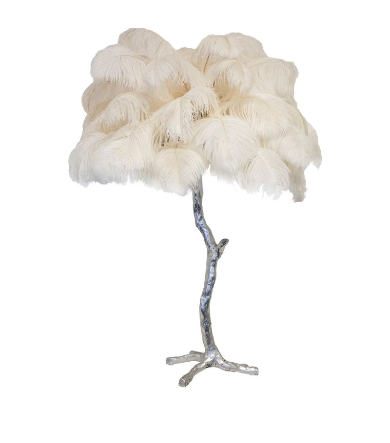 Aynhoe Park Aynhoe Park Ostrich Feather Table Lamp