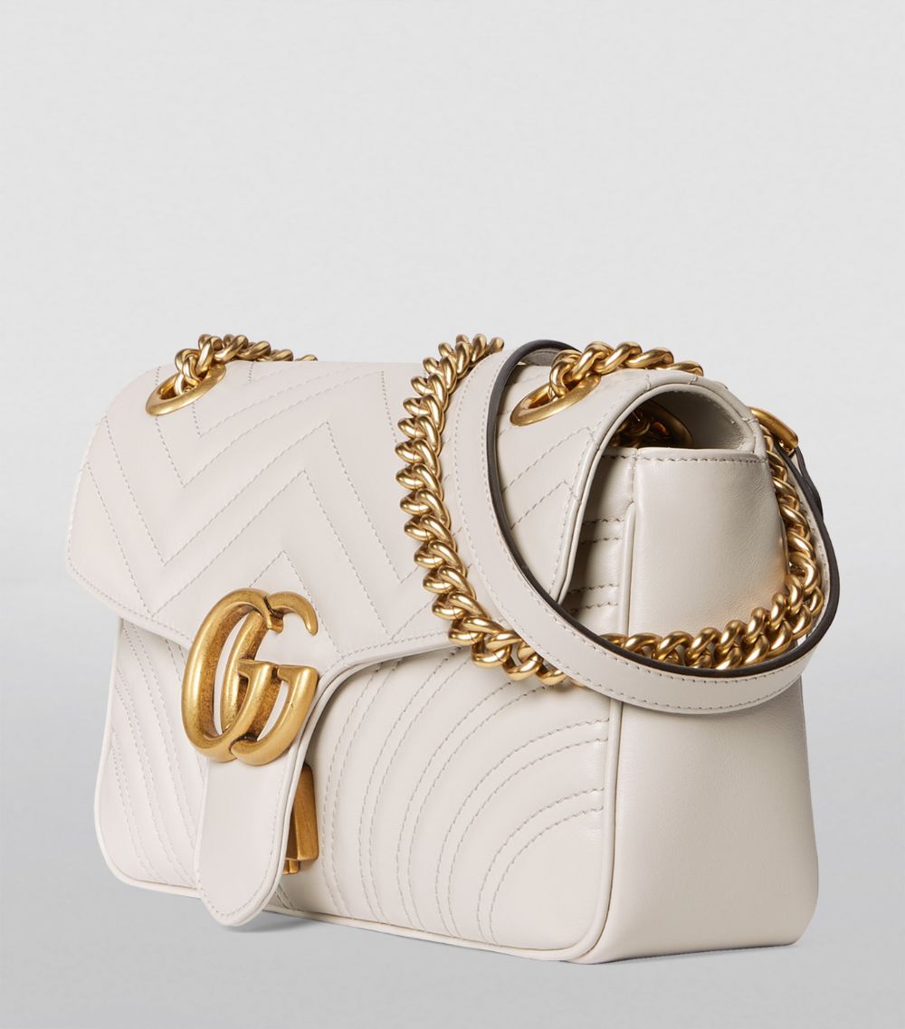 Gucci Gucci Small Leather Gg Marmont Shoulder Bag