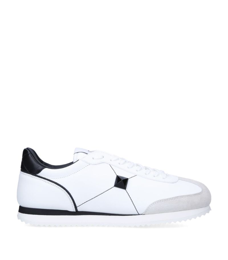 VALENTINO GARAVANI Valentino Garavani Leather Retro Runner Sneakers