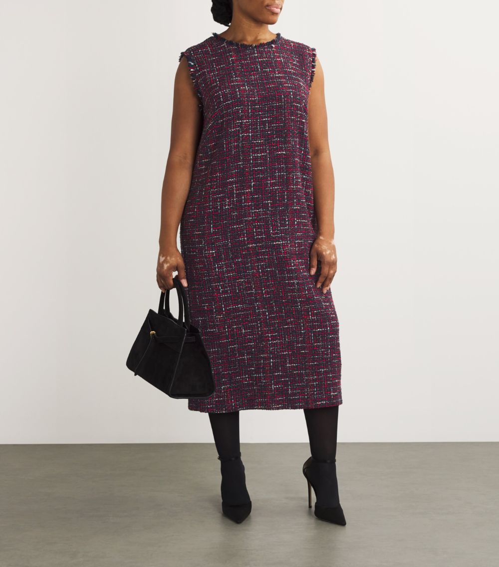 Marina Rinaldi Marina Rinaldi Bouclé Midi Dress