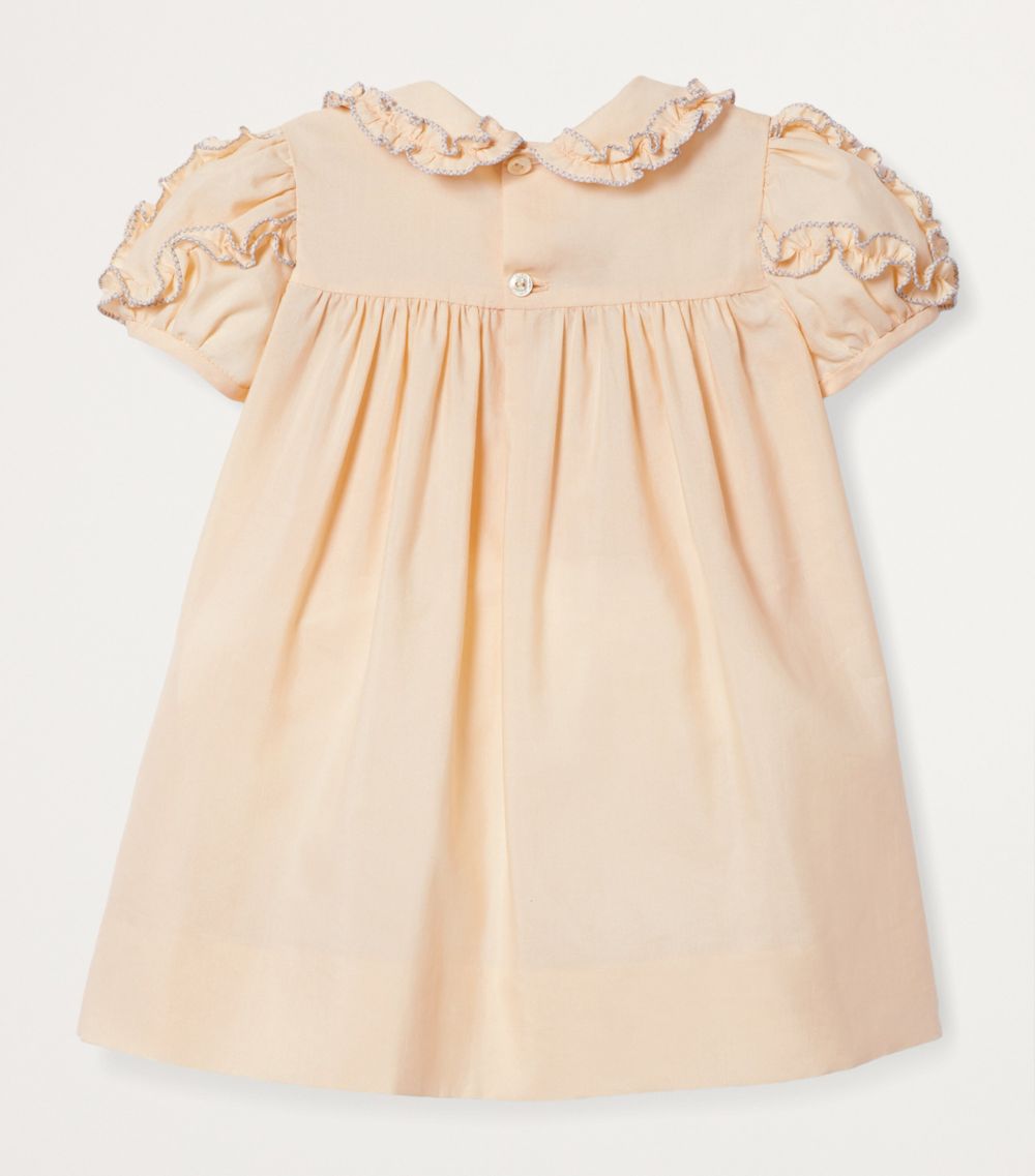 Gucci Gucci Kids Silk-Cotton Embroidered Dress (3-36 Months)